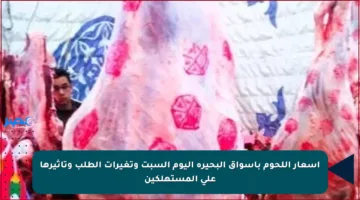 أسعار اللحوم بأسواق البحيرة اليوم السبت وتغيرات الطلب وتأثيرها على المستهلكين